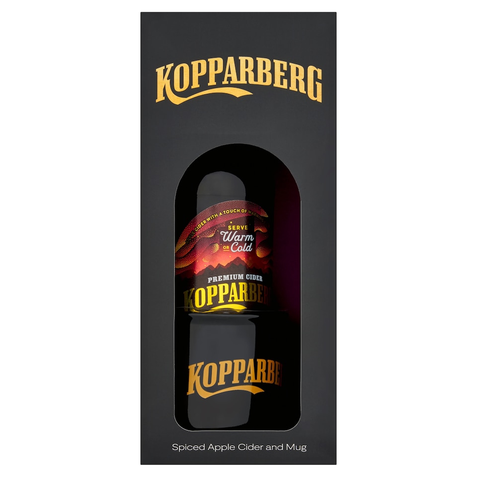 Kopparberg Spiced Apple 500ml and Mug
