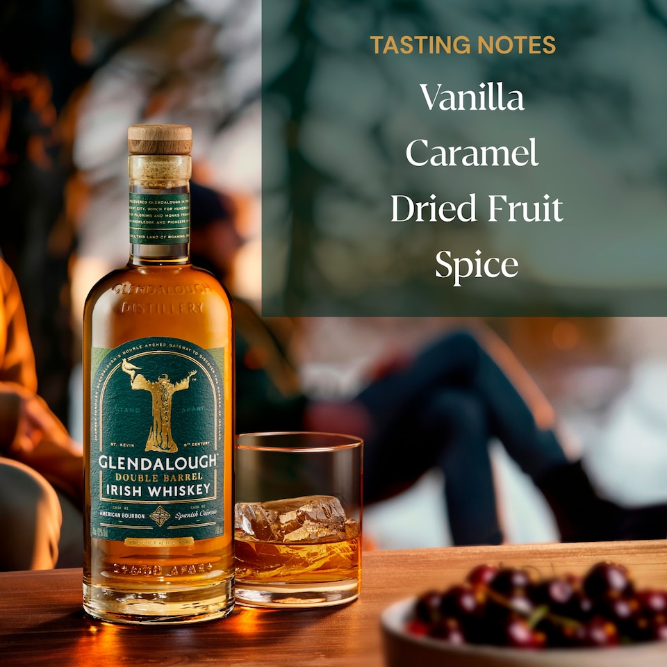 image 1 of Glendalough Double Barrell Irish Whiskey 70cl