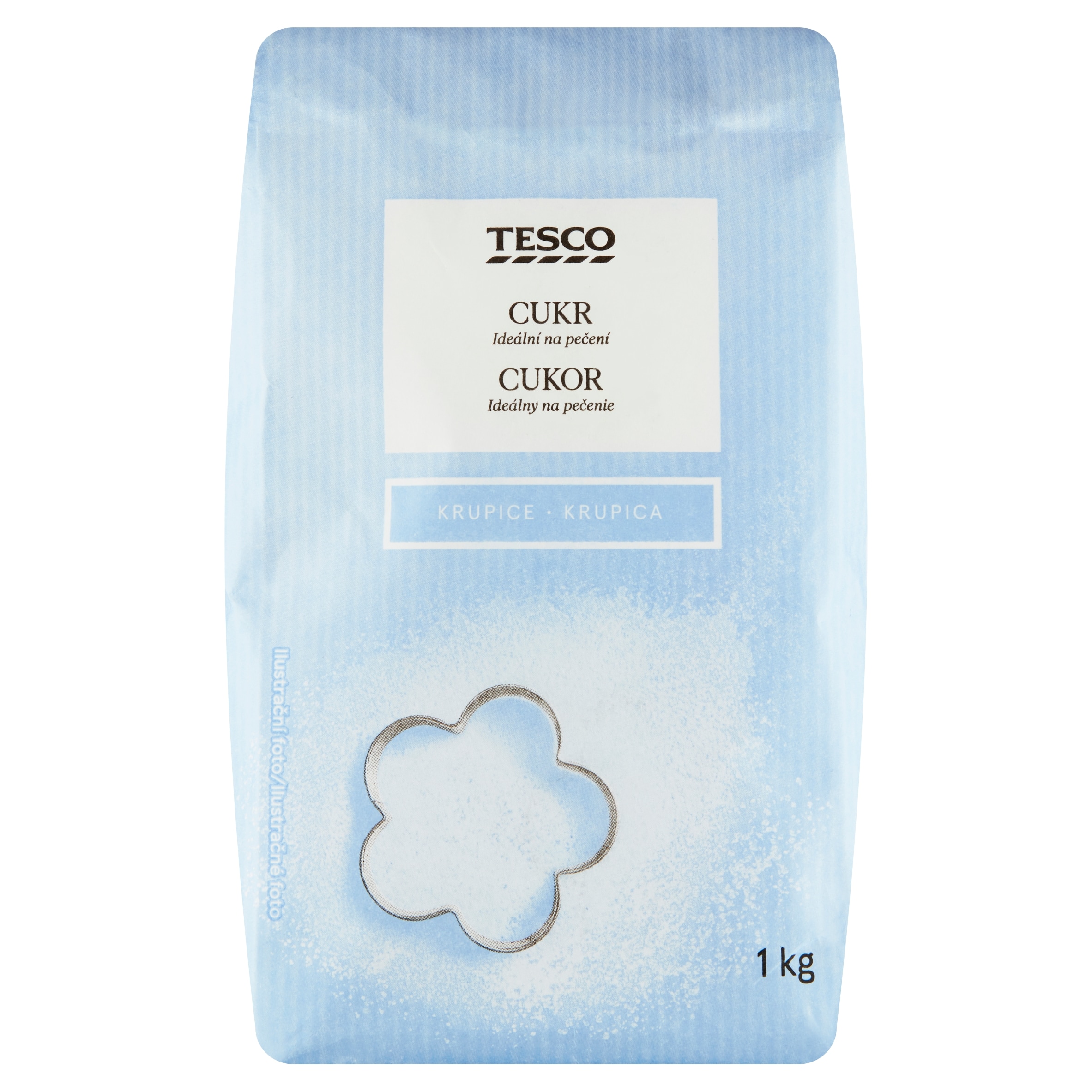 Czech Republic product data sample: Tesco Cukr krupice 1kg