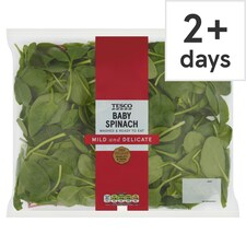 Tesco Baby Spinach 220G