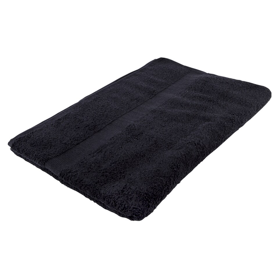 Tesco Basic Black Bath Sheet