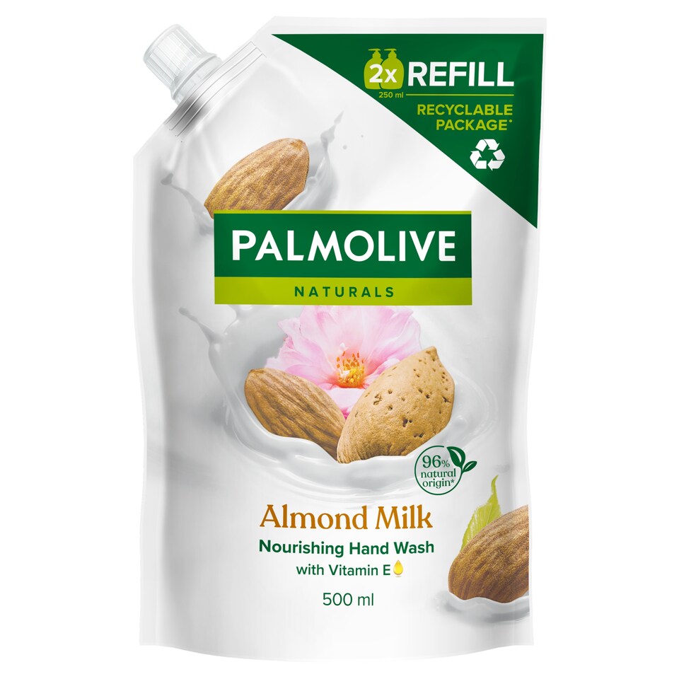 obrázok 1 z Palmolive Naturals Almond Milk tekuté mydlo náhradná náplň 500 ml