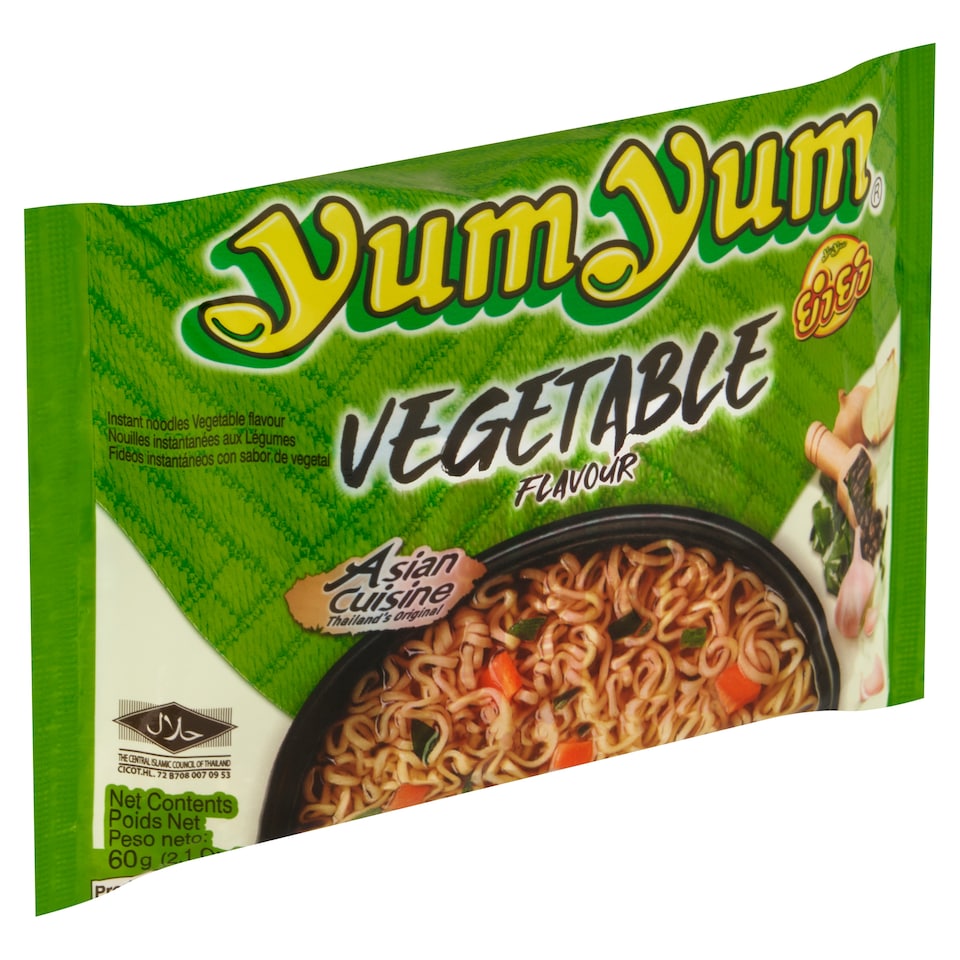 Yum Yum Instantní nudlová polévka se zeleninovou příchutí 60g
