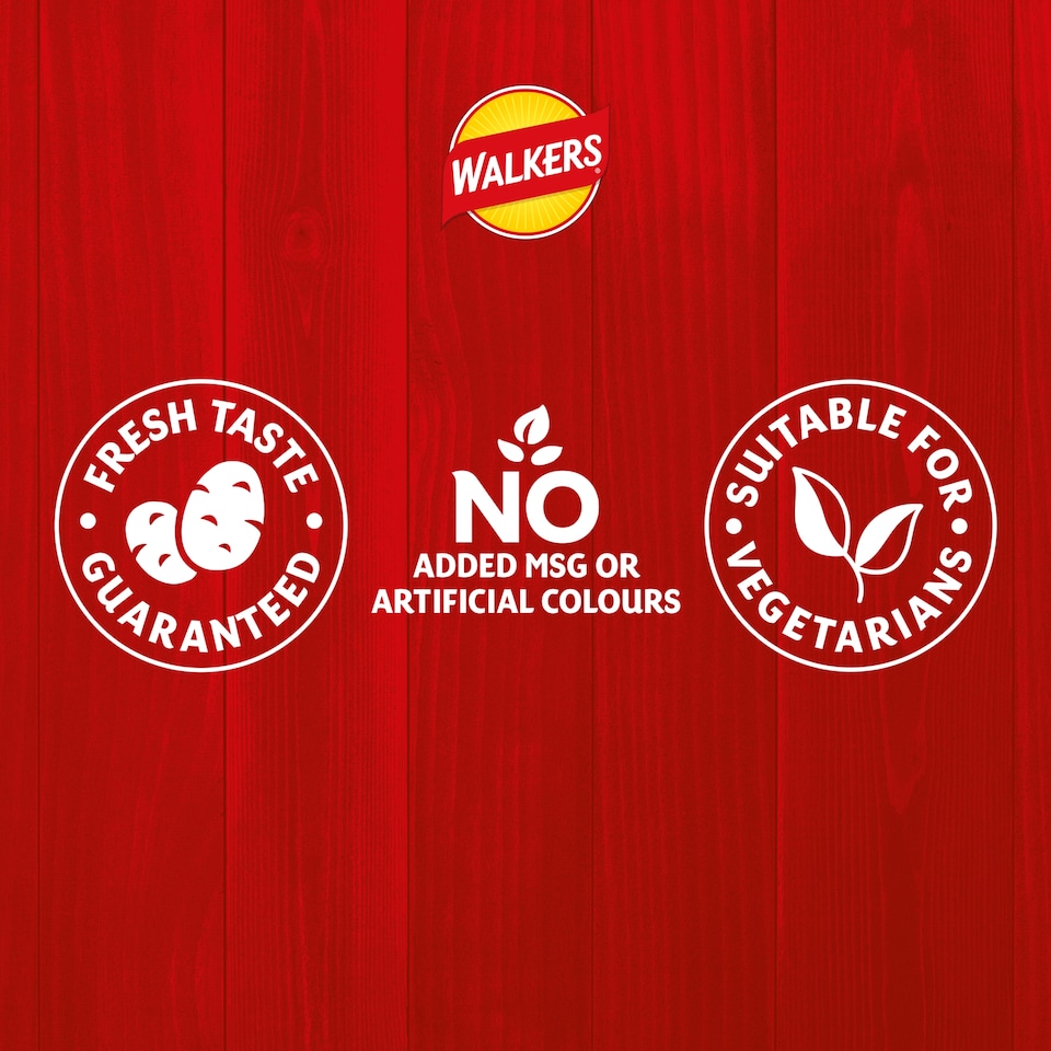 image 1 of Walkers Ready Salted Multipack Crisps 12x25g