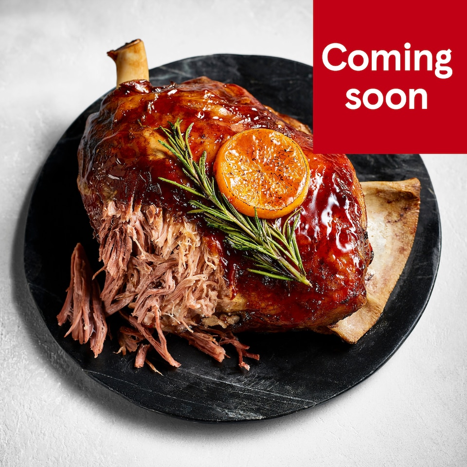 41. Tesco Finest Slow Cooked Whole Lamb Shoulder with Redcurrant & Maple Glaze 1.78kg (Serves 6)