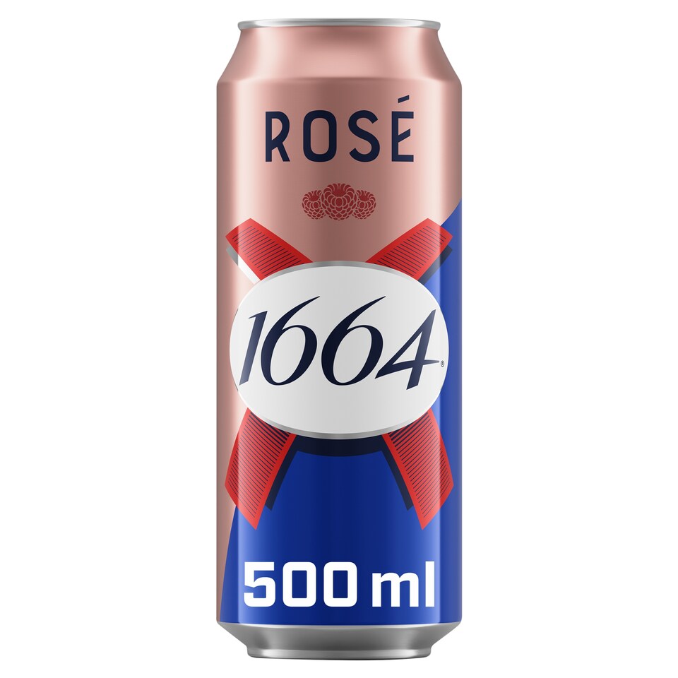 1664 Rosé málna ízű ízesített búzasör, bodza és málna gyümölcslével 4,5% 500 ml