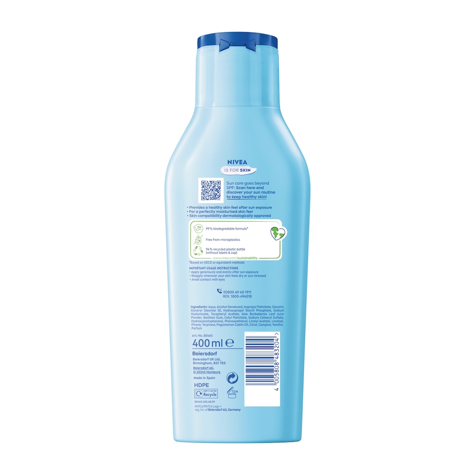 image 1 of NIVEA SUN Moisturising After Sun Lotion 400ml