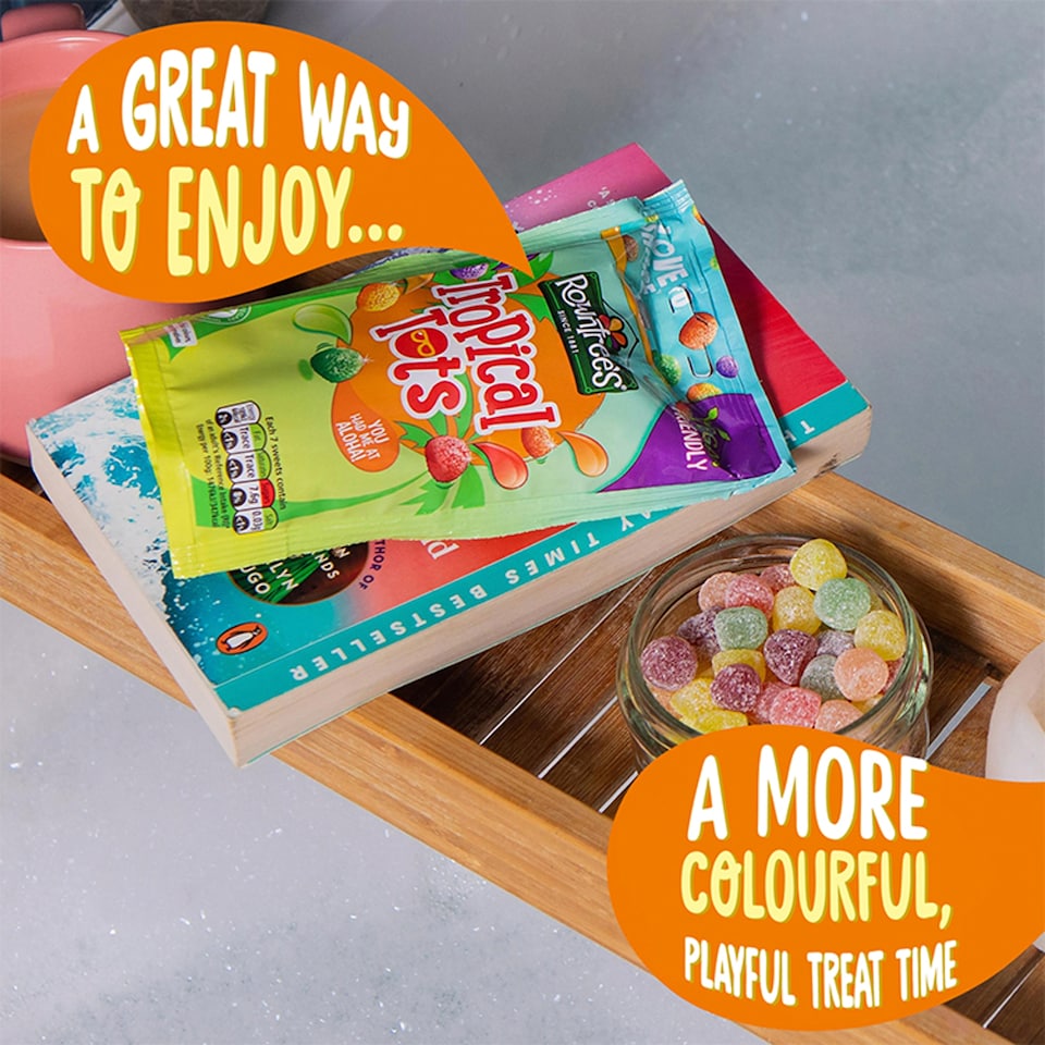 image 1 of Rowntree's Tropical Tots Sweets Sharing Bag 140g