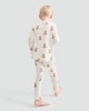 image 3 of F&F Unisex Cotton Rich Teddy Bear Print Pyjamas in Multi