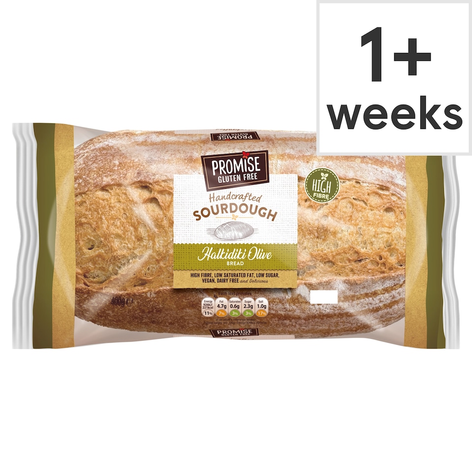 Promise Gluten Free Halkidiki Olive Bread 400g