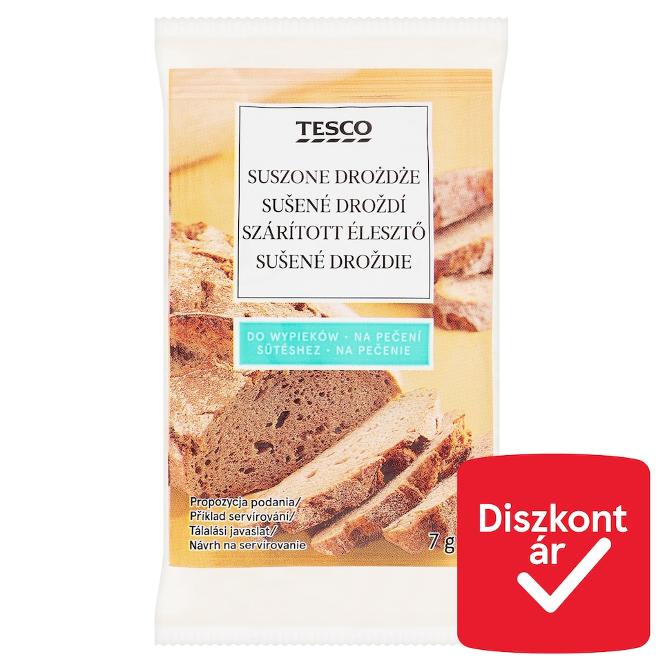 Tesco szárított élesztő 5 x 7 g