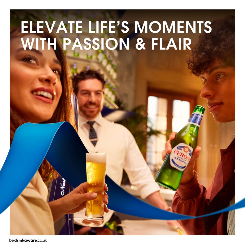 image 1 of Peroni Nastro Azzurro Lager Beer 10 X 330Ml