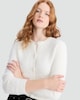 image 2 of F&F Textured Pocket Front Button Up Cardigan in Cream