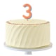 image 2 of Ginger Ray Rainbow Number 3 Candle
