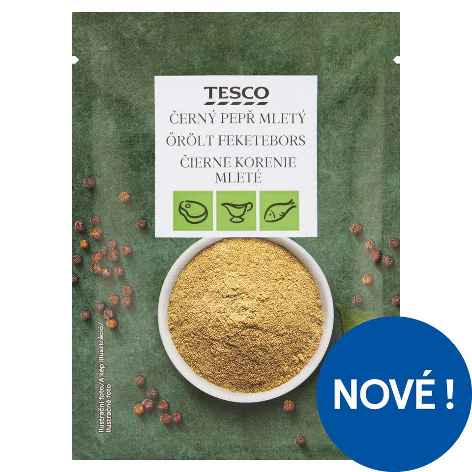 Tesco Ground Black Pepper 20g