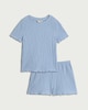 image 4 of F&F Girls 2-Piece Textured Set in Blue