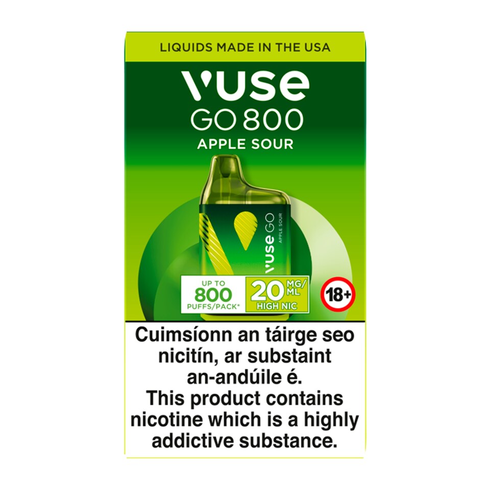 Vuse Go 800 Apple Sour 20Mg/Ml