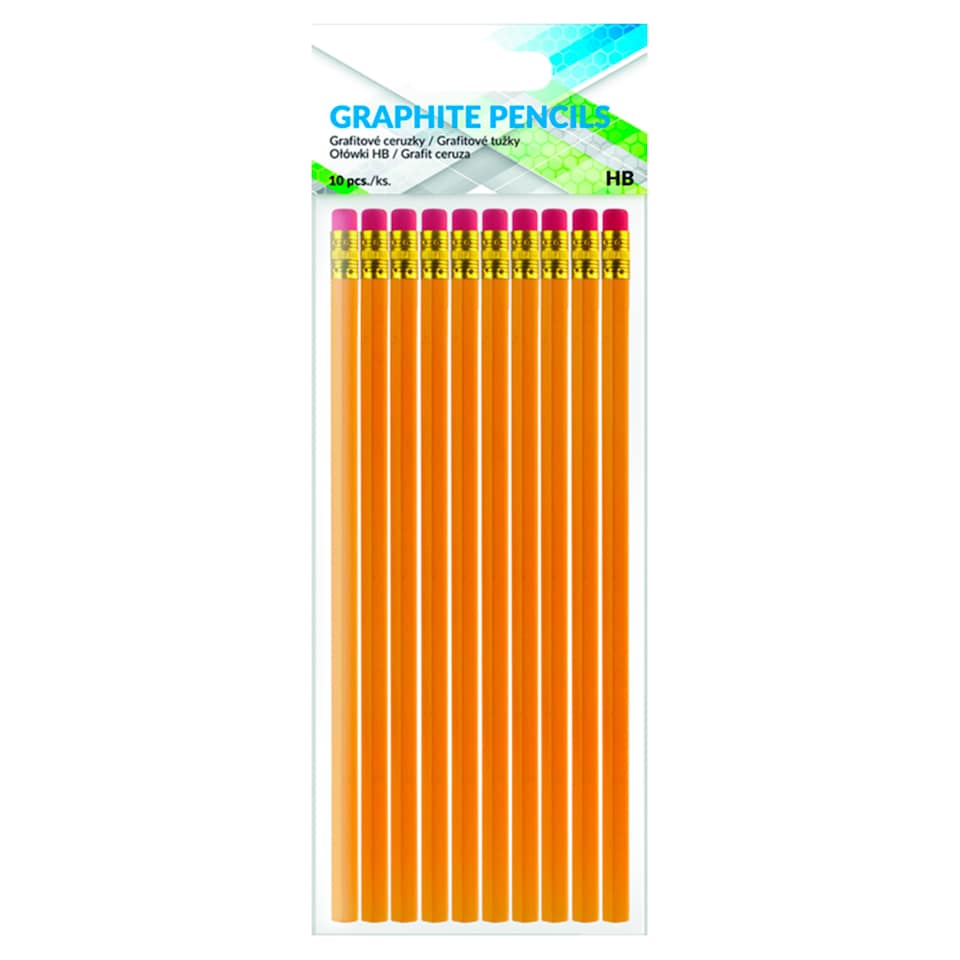 Graphite Pencils HB 10 pcs