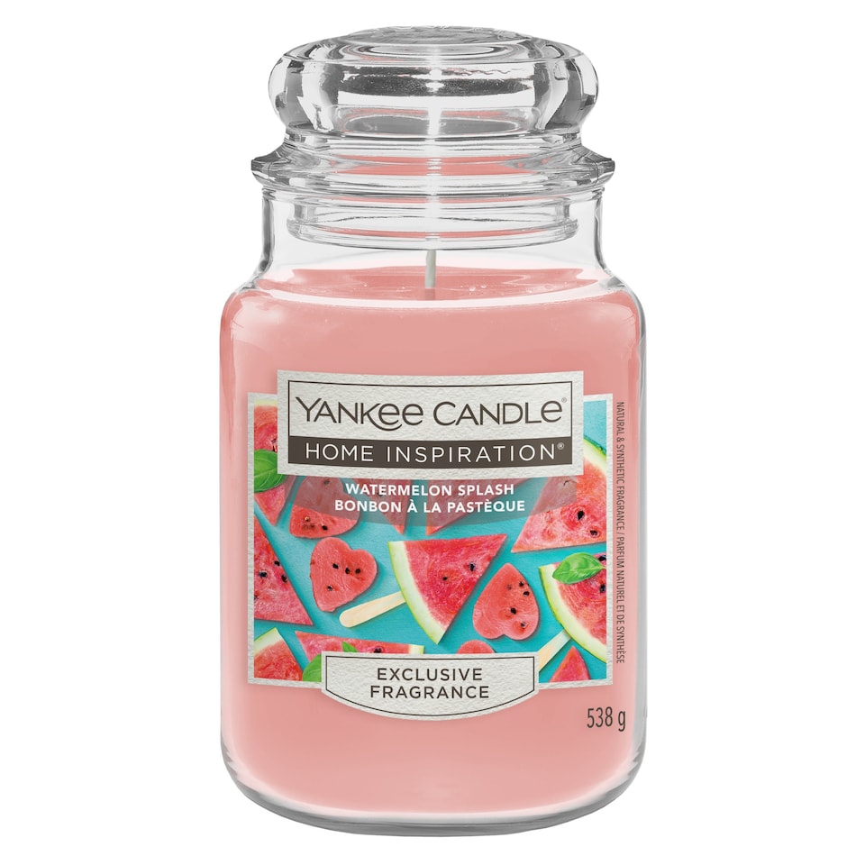 image 1 of Yankee HI Watermelon Splash Large 538g Jar