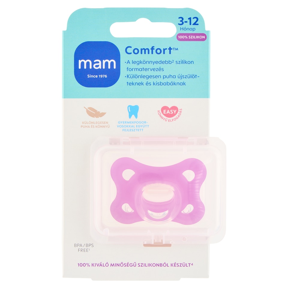 MAM Comfort szilikon cumi 3-12 hónap