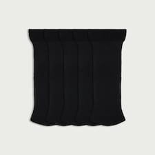 F&F 5-Pack 15 Denier Opaque Knee High Socks in Black