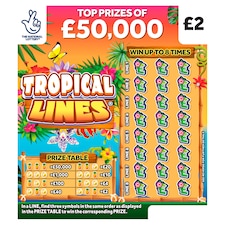 Tropical Lines Scratchcard