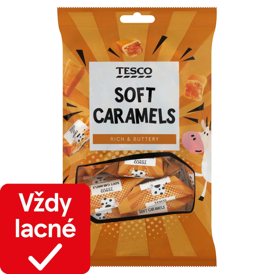 Tesco Soft Caramels 300 g 