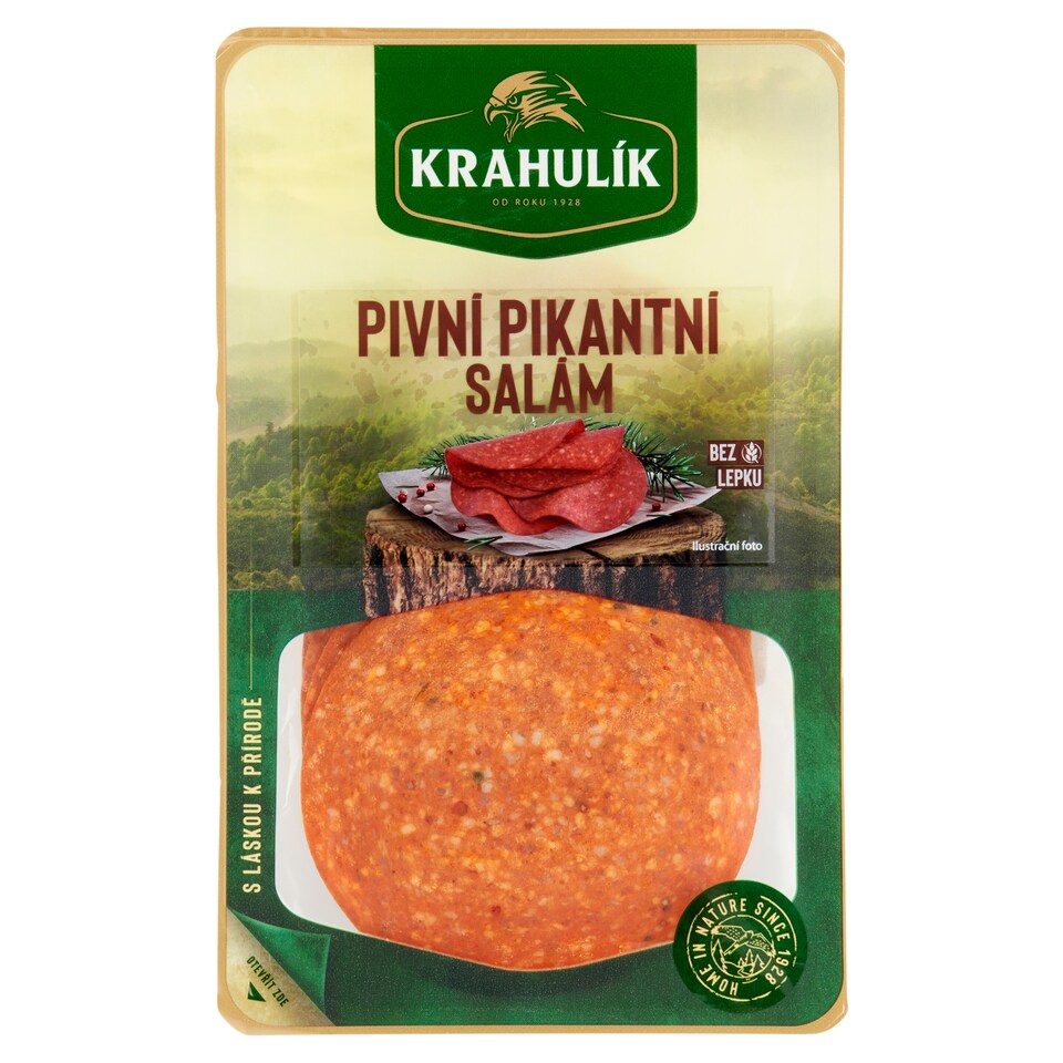 image 1 of Krahulík Beer Spicy Salami 100g