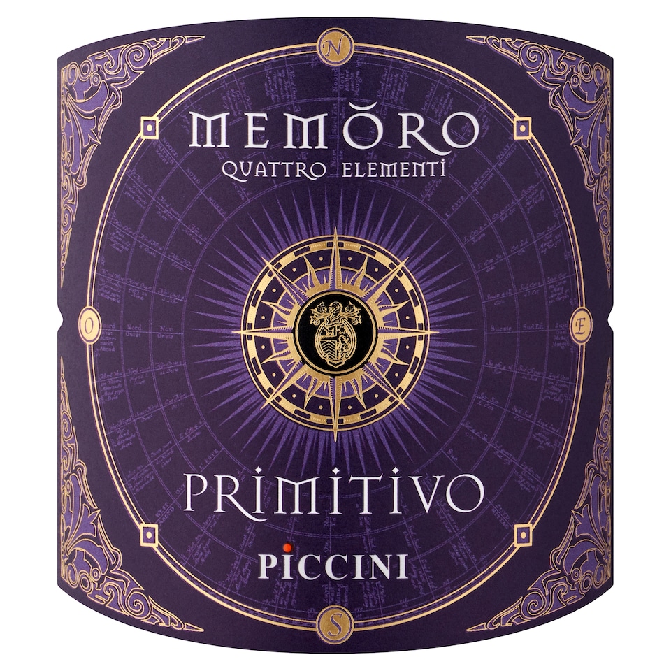 image 1 of Piccini Memoro Quattro Elementi Primitivo 75cl