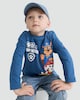 image 2 of Paw Patrol Pure Cotton Long Sleeve T-Shirt in Blue