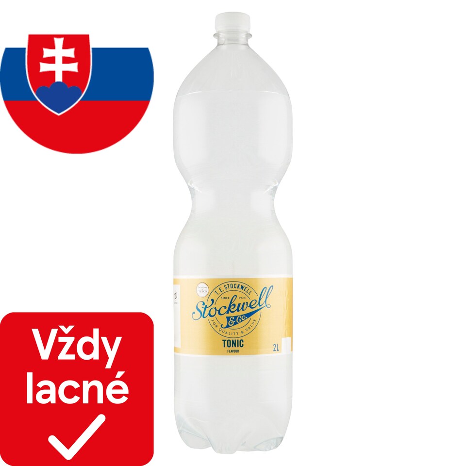Tesco Nealkoholický sýtený nápoj s príchuťou tonic 2 l