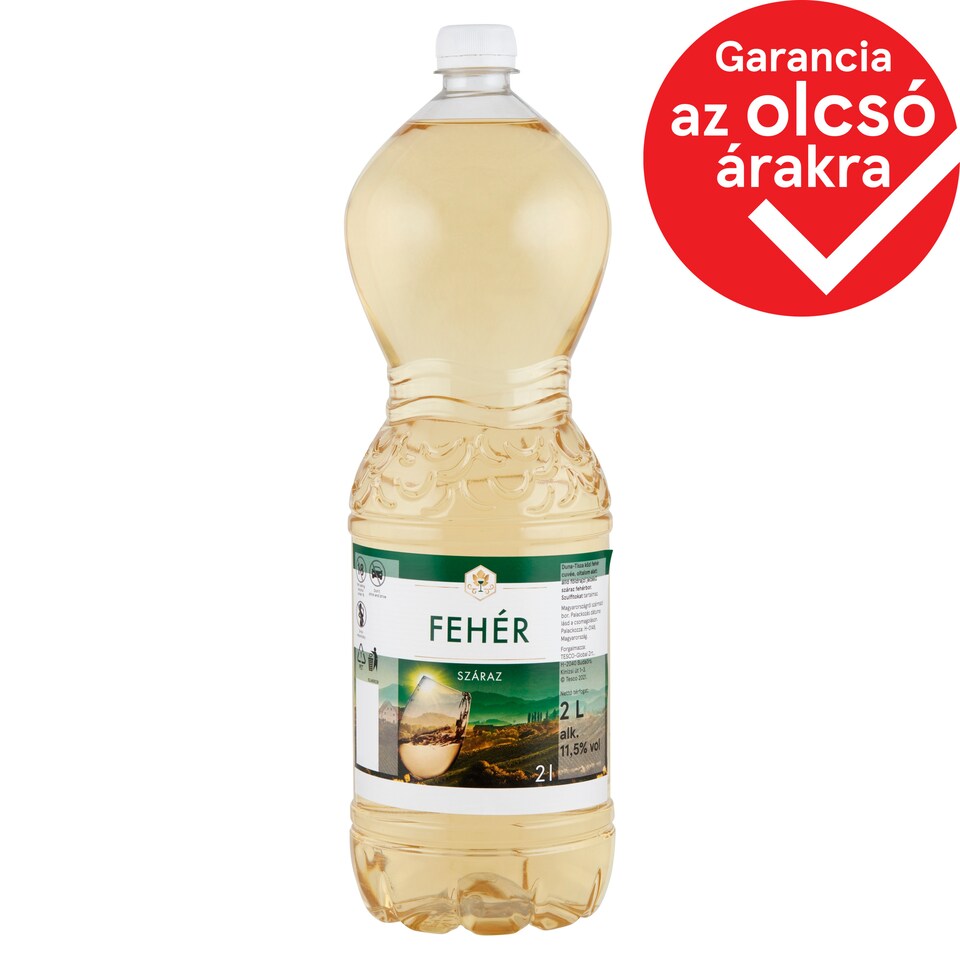 Tesco Fehér Cuvée Dry White Wine 2 l