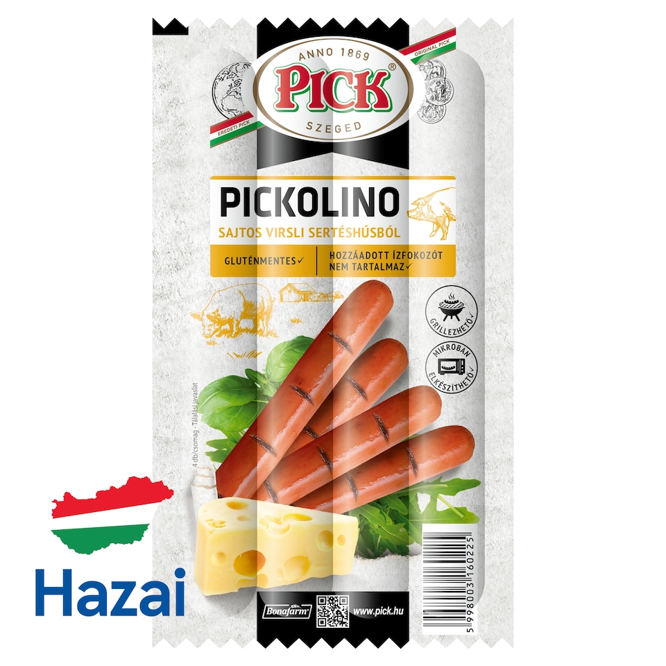 PICK Pickolino Cheese Pork Frankfurter 140 g
