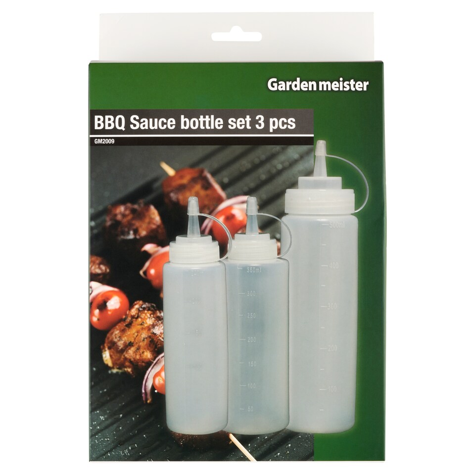 Garden meister GM2009 BBQ Sauce Bottle Set 3 pcs