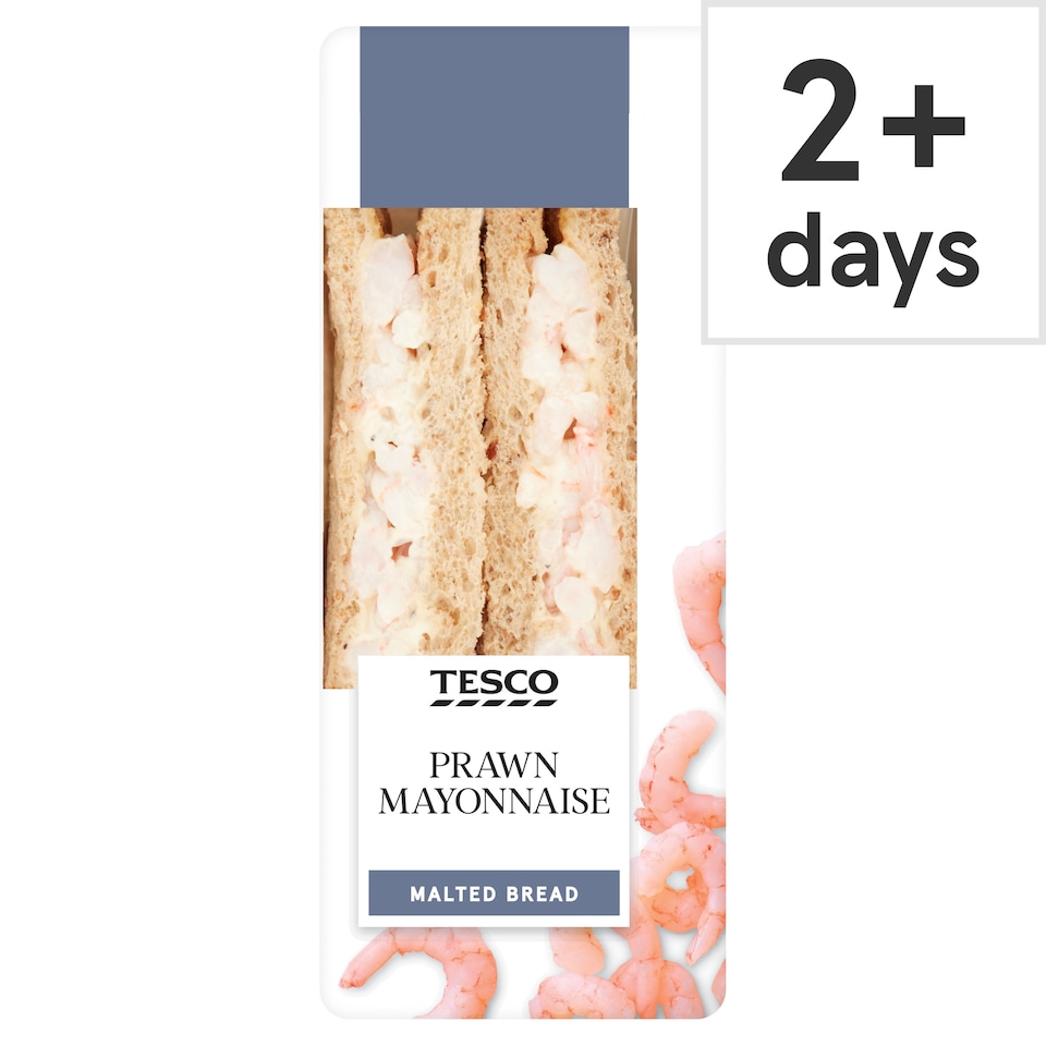 Tesco Prawn Mayonnaise Sandwich