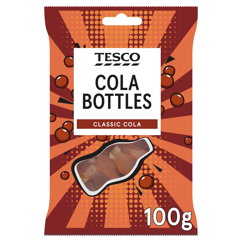 Tesco Cola Bottles 100g