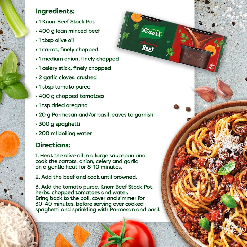 image 1 of Knorr Rich Beef Stock Pot 4 x 28g