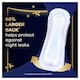 image 5 of Always Ultra Secure Night Size 4 Sanitary Towels with Wings 8 Pack