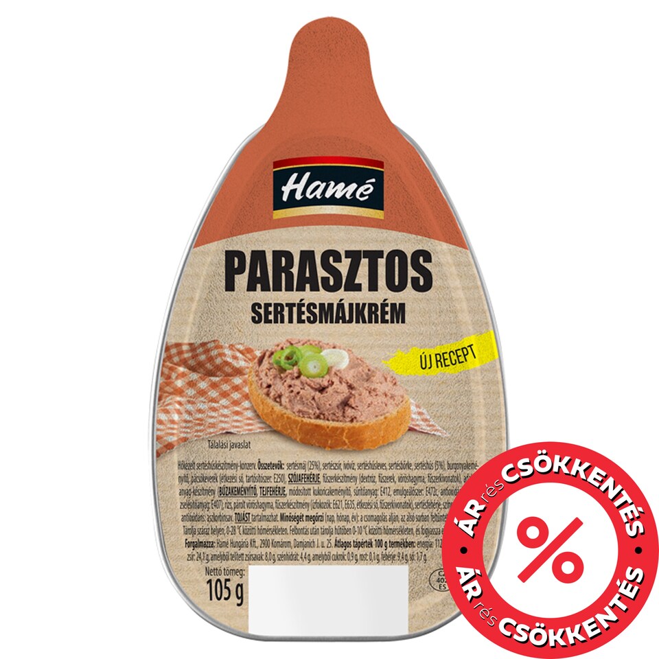 Hamé Rustic Pork Liver Pate 105 g