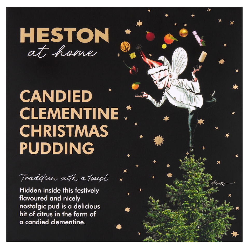HESTON AT HOME CANDIED CLEMENTINE CHRISTMAS PUDDING 800G