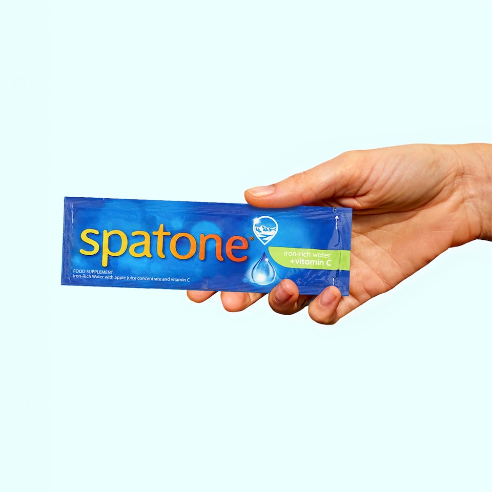 image 1 of Spatone Liquid Iron Supplement with Vitamin C - Apple Sachets 28s