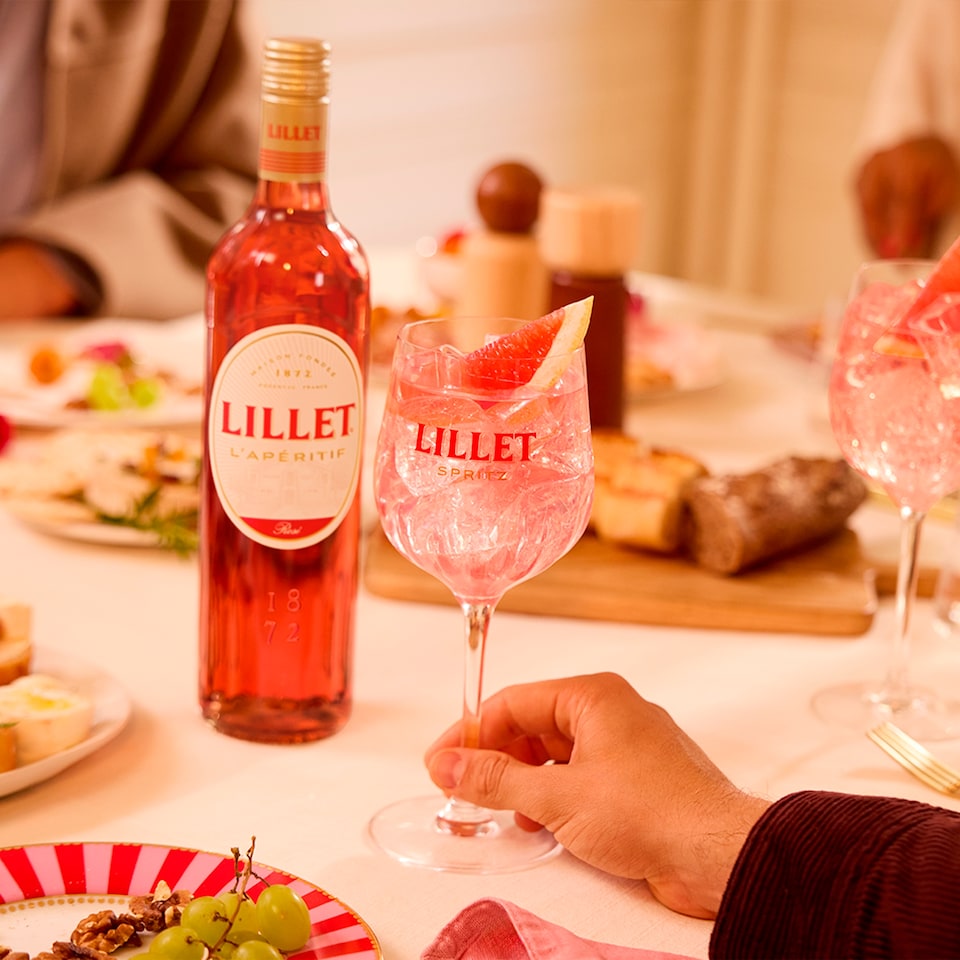 image 1 of Lillet Rosé Wine-Based Aperitif Liqueur Spritz Cocktail 75cl 17% ABV