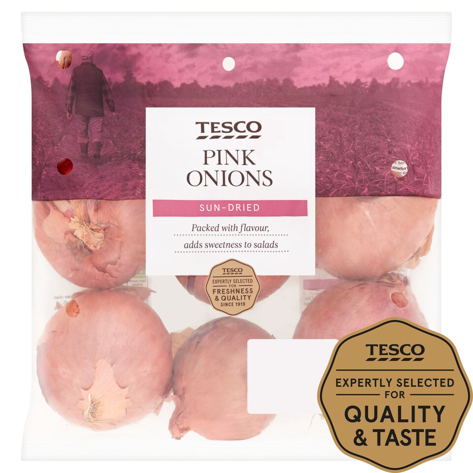 image 1 of Tesco Pink Onions 1Kg