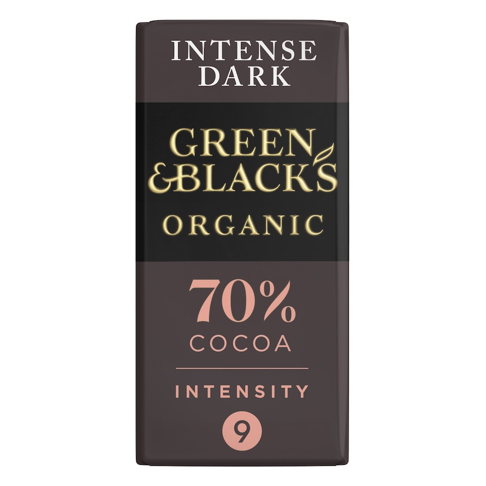 Green & Black's Organic 70% Dark Chocolate Bar 90g