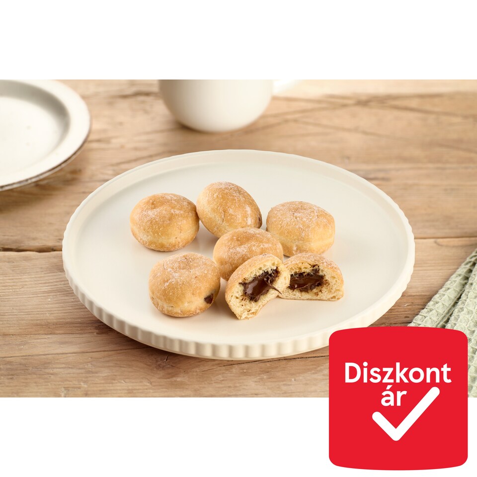 Mini csokis mogyorós fánk 25 g  1. kép