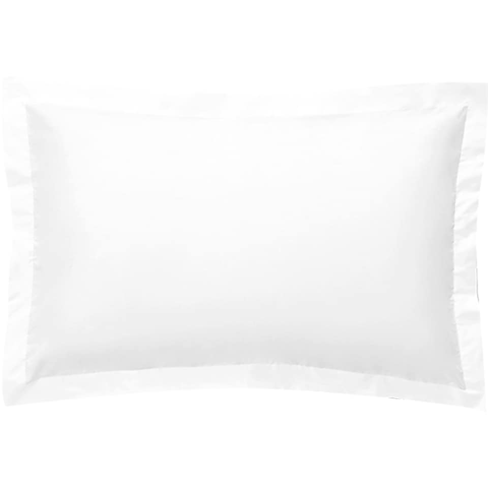 F&F Home Bedding 100% Cotton White Oxford Pillow Case Pair