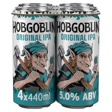 Hobgoblin IPA Ale Beer Can 4x440ml