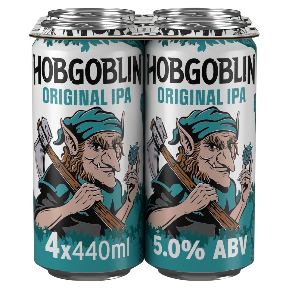 image 1 of Hobgoblin IPA Ale Beer Can 4x440ml
