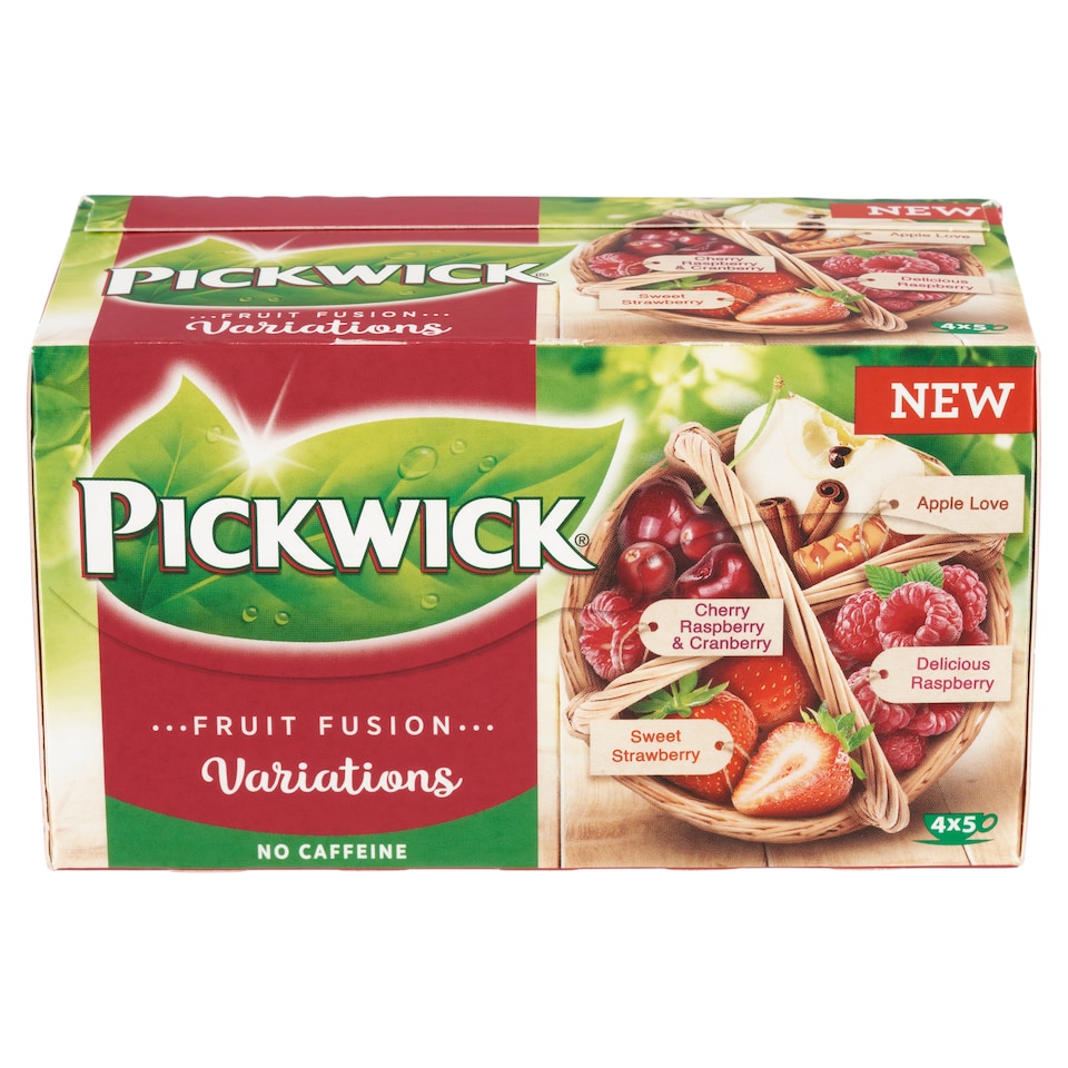 obrázok 1 z Pickwick Fruit Fusion Variations výber ovocných čajov a ovocnobylinného čaju 20 ks 38,75 g