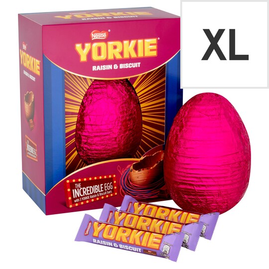 image 1 of Nestle Yorkie Raisin And Biscuit Chocolate Egg